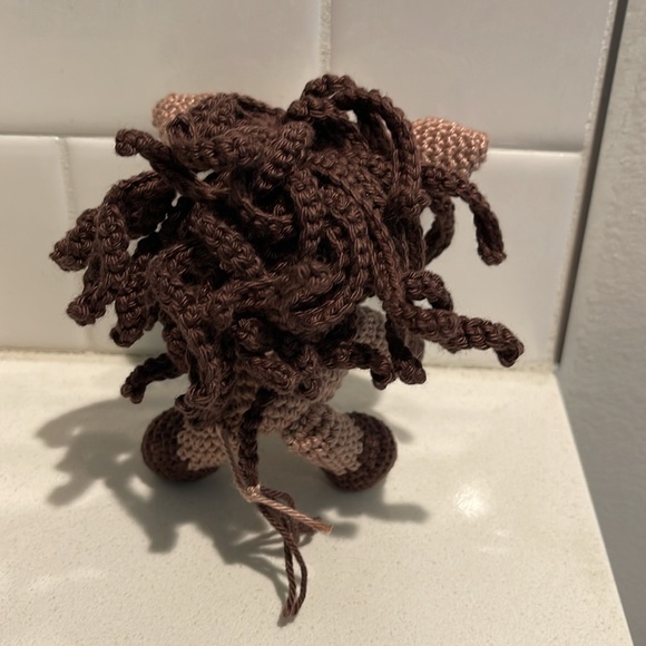 Handcrafted Small Horse Crochet Amigurumi Toy Figure Farm Decor - Picture 7 of 11